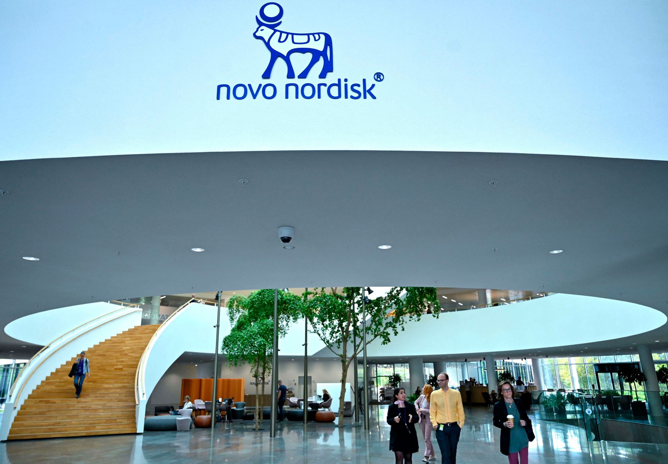 Foto inde fra Novo Nordisks hovedsæde